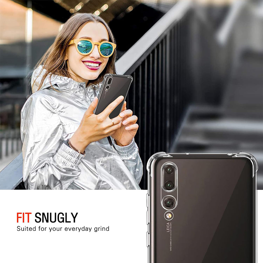 Techsuit - Shockproof Clear Silicone - Huawei P20 Pro - Clear