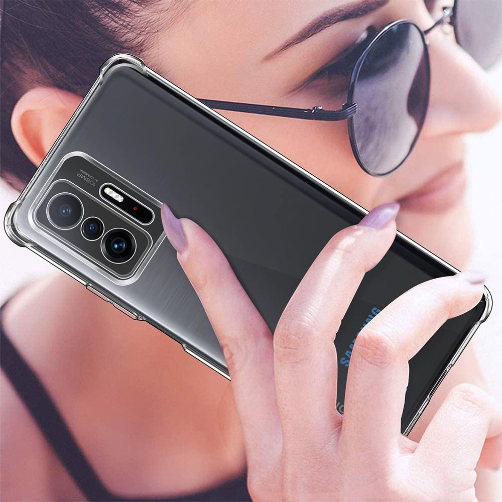 Techsuit - Shockproof Clear Silicone - Xiaomi 11T / 11T Pro - Clear