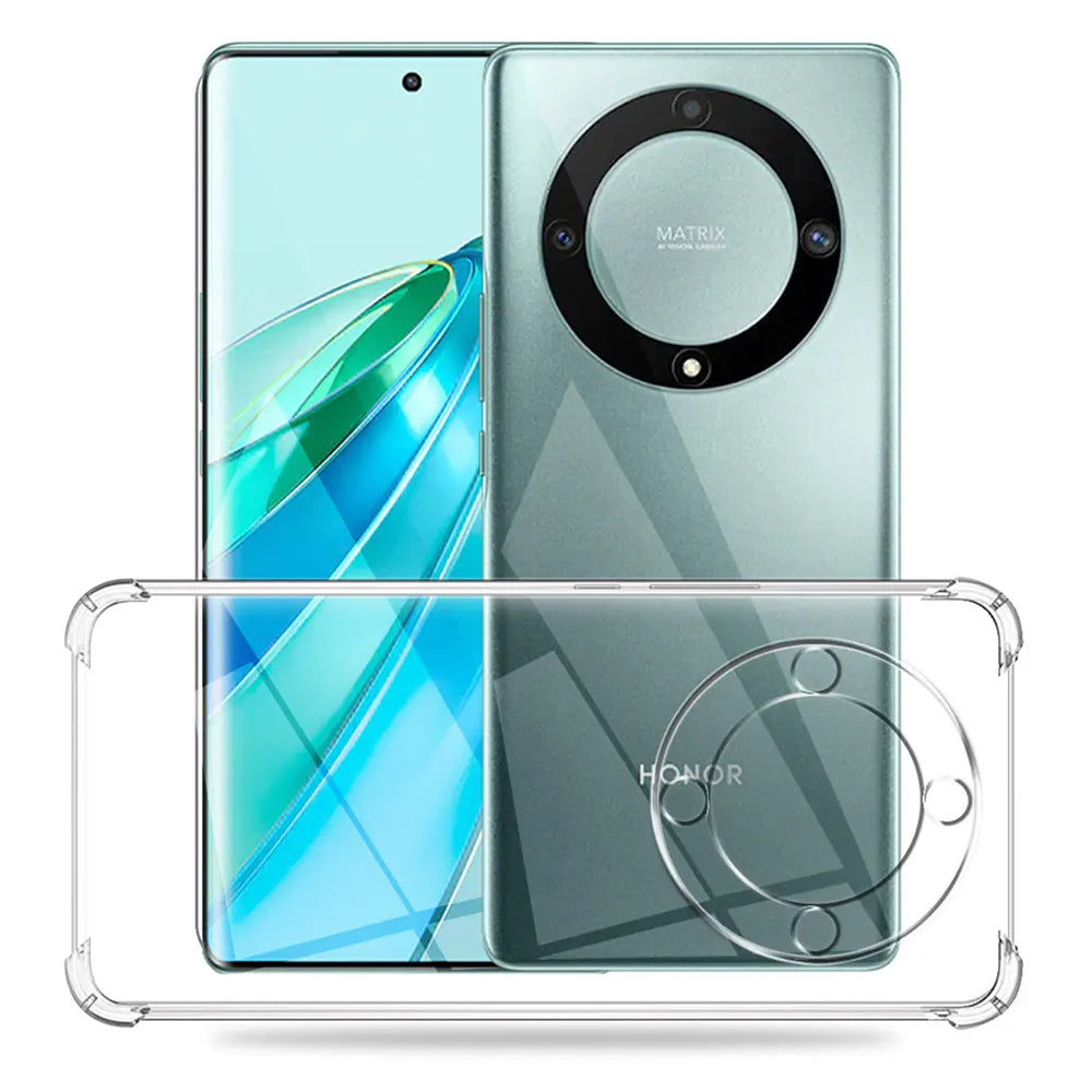 Techsuit - Shockproof Clear Silicone - Honor X9a - Clear
