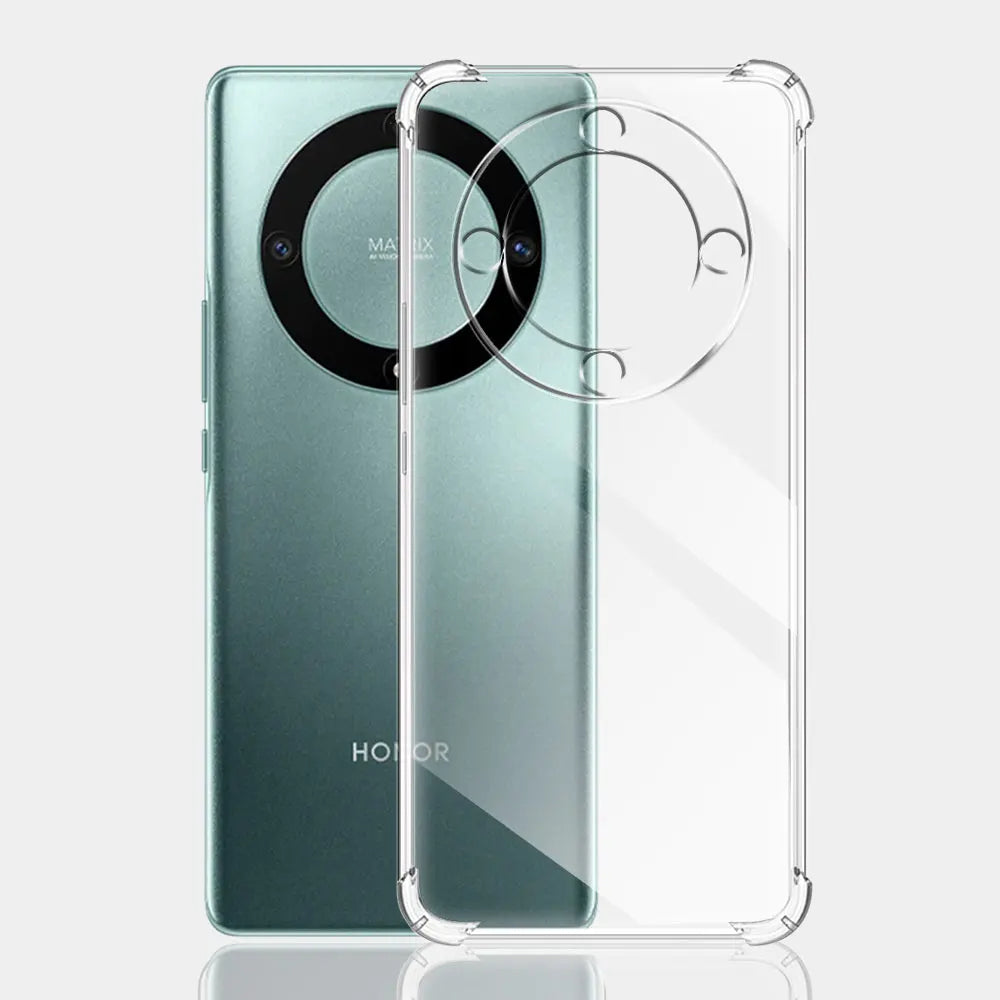 Techsuit - Shockproof Clear Silicone - Honor X9a - Clear