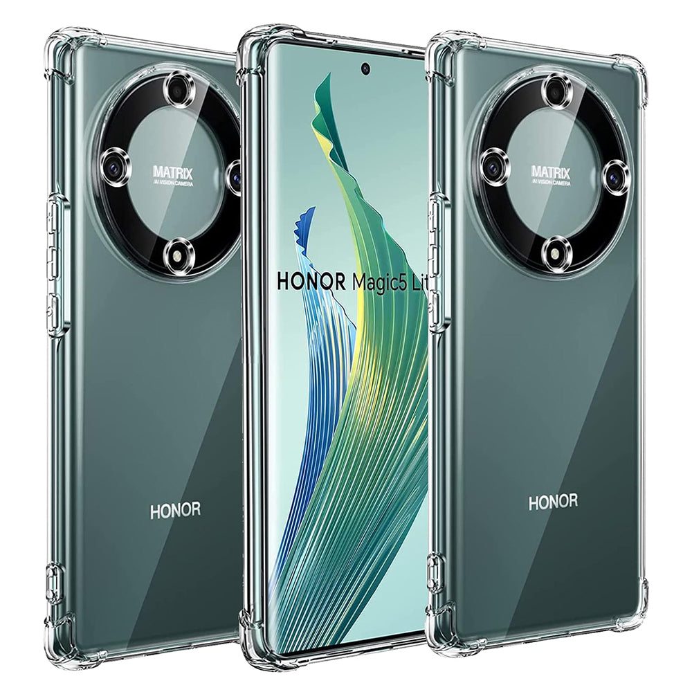 Techsuit - Shockproof Clear Silicone - Honor Magic5 Lite - Clear