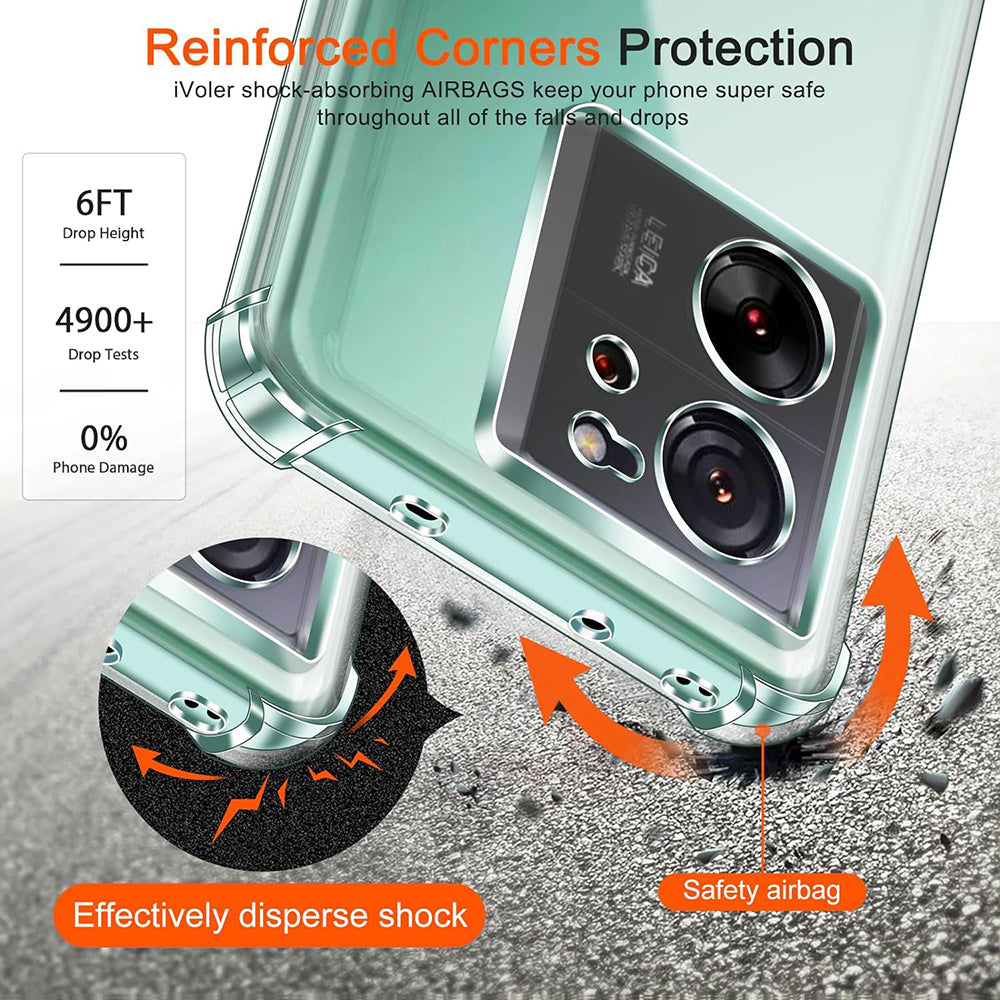 Techsuit - Shockproof Clear Silicone - Xiaomi 13T / 13T Pro - Clear