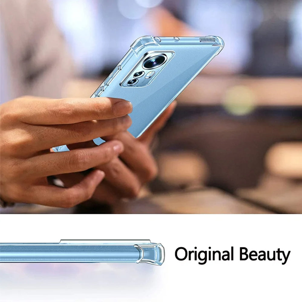 Techsuit - Shockproof Clear Silicone - Xiaomi 12 / 12X - Clear