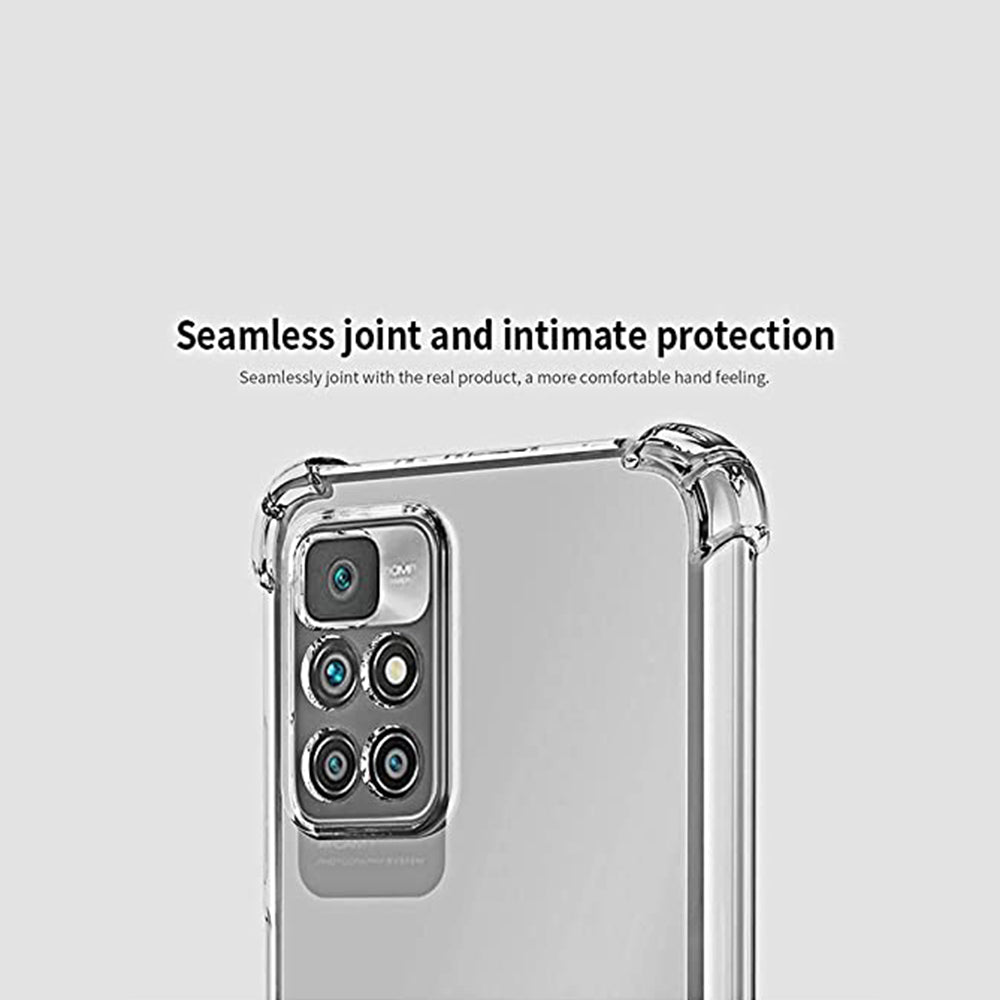 Techsuit - Shockproof Clear Silicone - Xiaomi Redmi 10 / Redmi 10 2022 - Clear