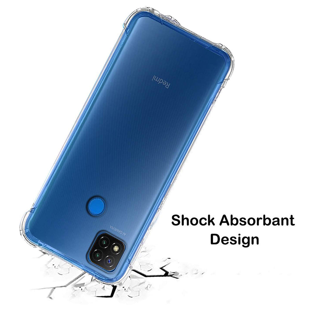 Techsuit - Shockproof Clear Silicone - Xiaomi Redmi 9C / Redmi 9C NFC - Clear
