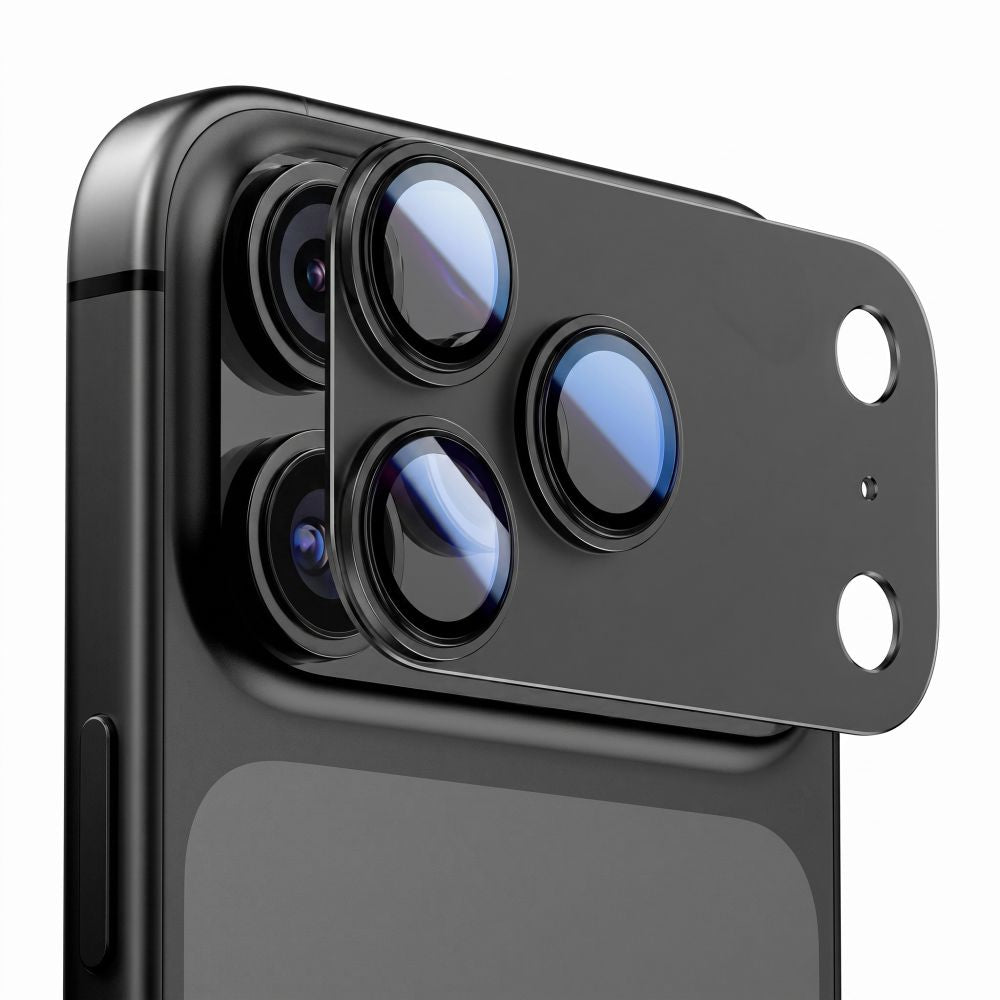 Tech-Protect Camfull Fit+ Προστατευτικό Κάμερας για iPhone 17 Pro Max - Phone 18 Pro Max - Μαύρο