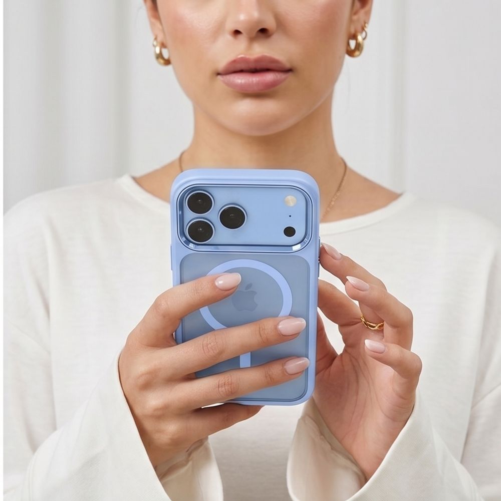 Θήκη Tech-Protect MAGMAT MagSafe CC iPhone 17 PRO / 18 PRO Light Blue/Διάφανο - iPhone 17 Pro
