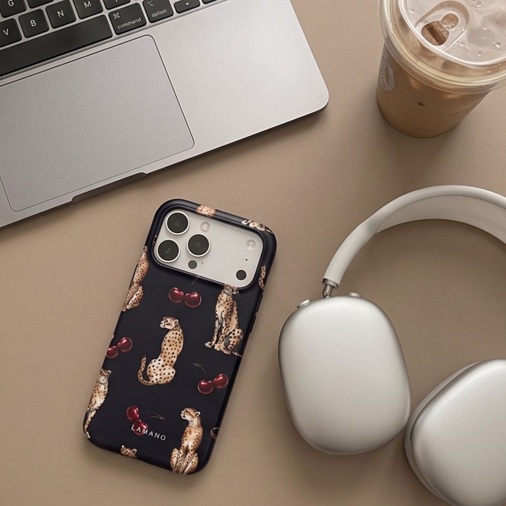 Θήκη Tech-Protect LAMANO MagSafe iPhone 17 PRO MAX / 18 PRO MAX Midnight Cherry - iPhone 17 Pro Max