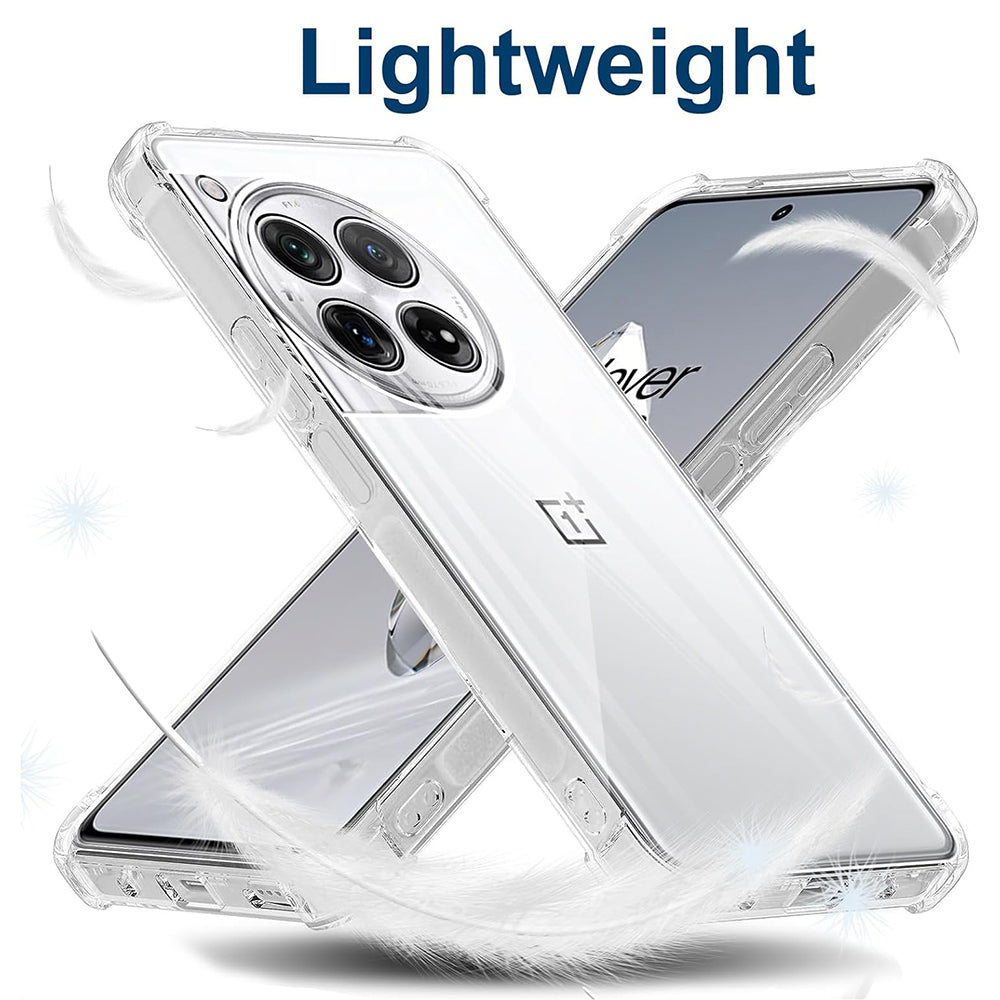 Techsuit - Shockproof Clear Silicone - OnePlus 12 - Clear