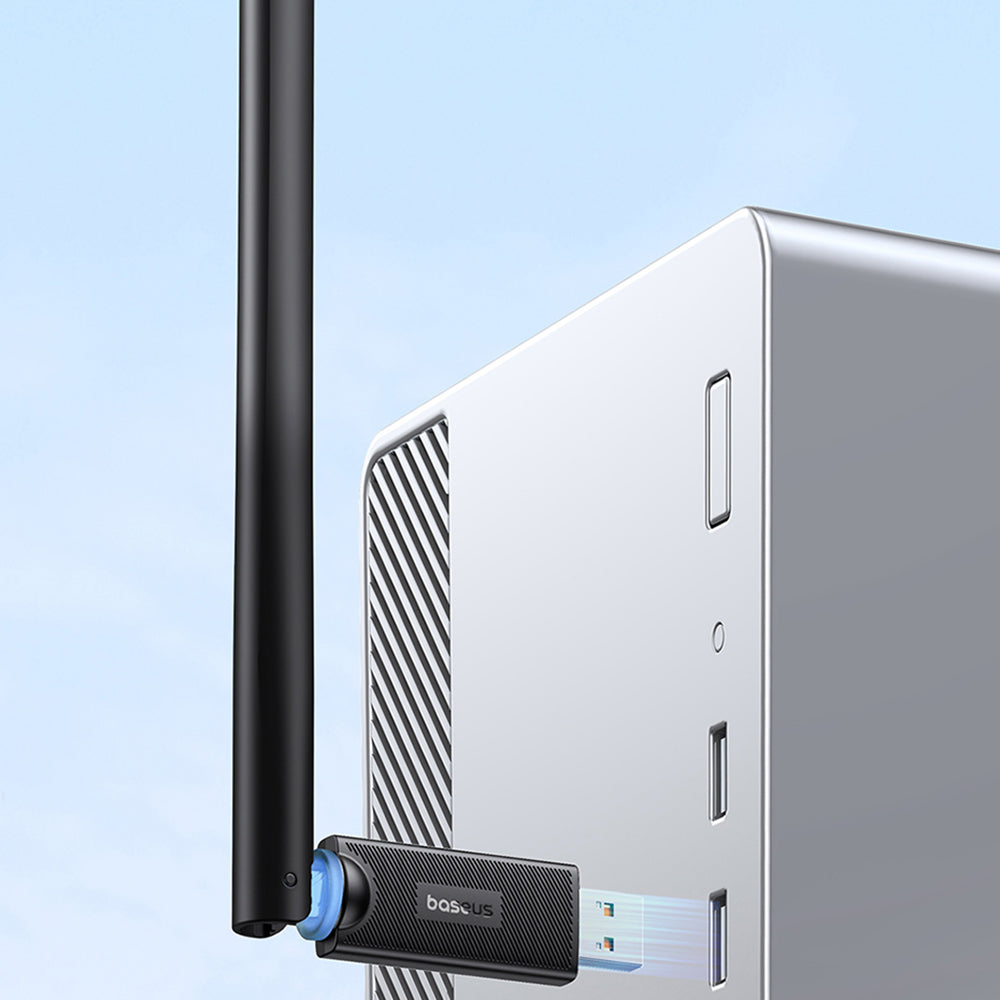 Baseus - Router Wi-Fi FastJoy BS-OH173 (B01317600111-02) - Adapter, 650Mbps, 2.4G/5GHz USB Network - Black