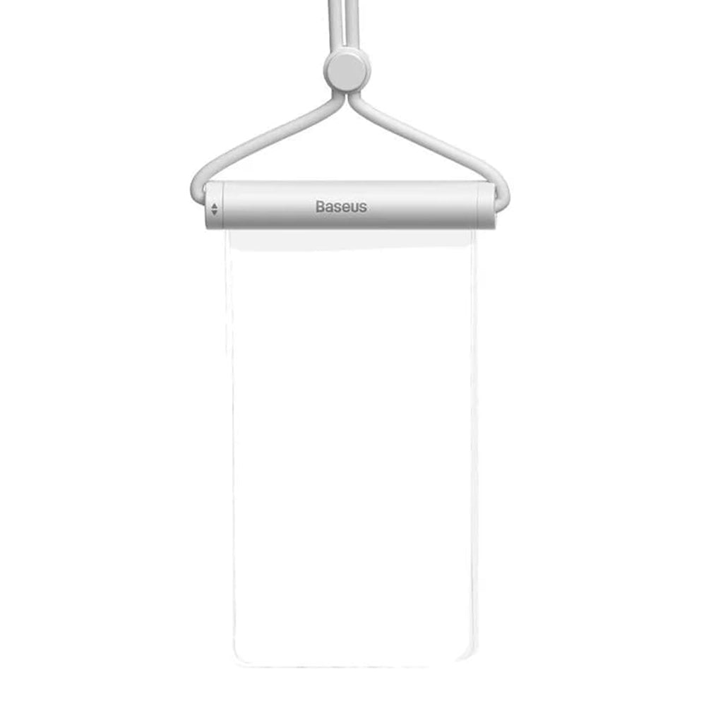 Baseus - Waterproof Case (P60263701213-00) - IPX8, with Cylindrical Slide Lock, for Phone 7.2" - Moon White