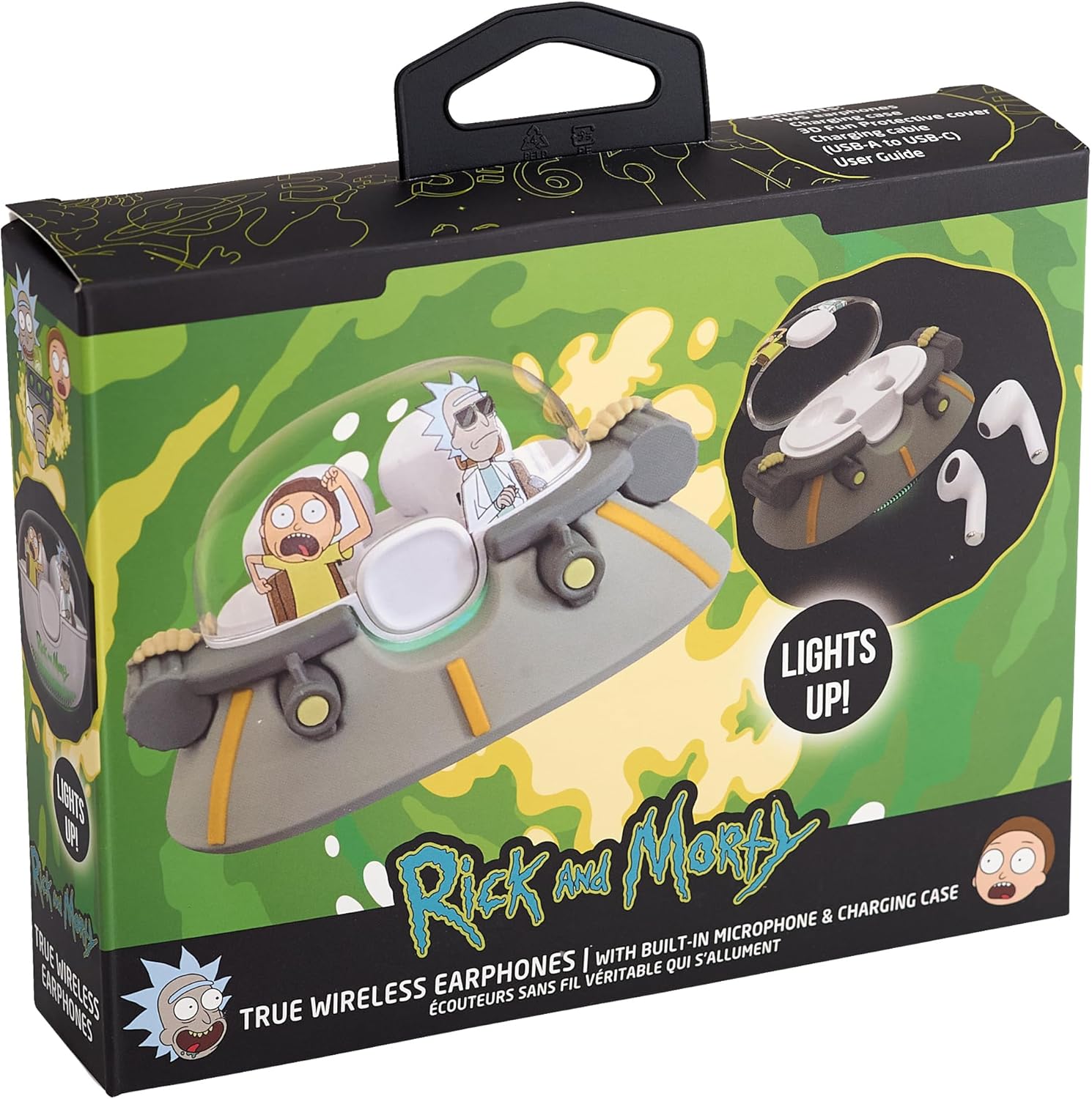Lazerbuilt Rick & Morty Space Cruiser True Wireless Bluetooth Ακουστικά