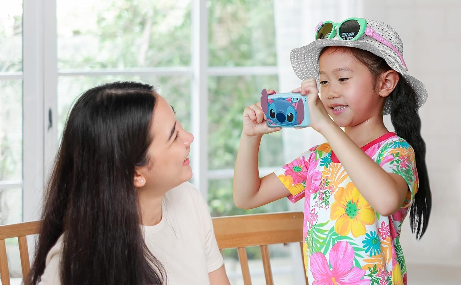 eKids Disney Stitch Digital Camera H πρώτη παιδική φωτογραφική μηχανή για παιδιά (SH-533) (Γαλάζιο/Μωβ)