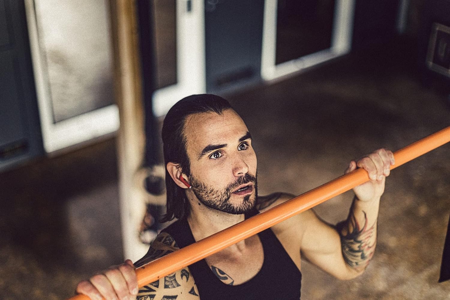 Defunc TRUE SPORT Bluetooth 5.2 Ασύρματα Αθλητικά True Wireless Ακουστικά με θήκη (κόκκινο)