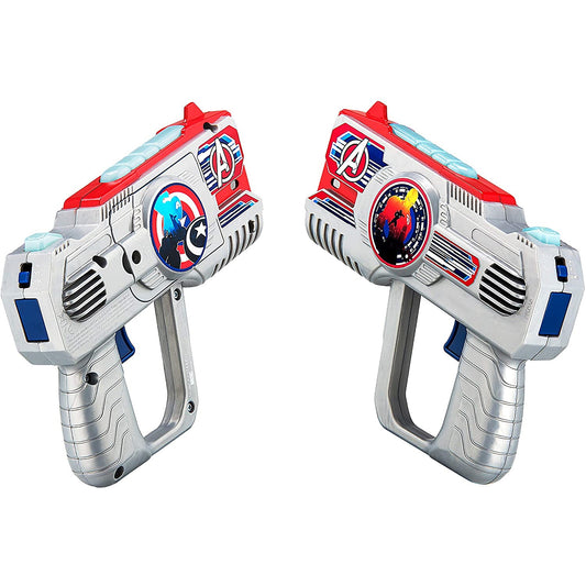 Ekids Avengers Σετ 2 Laser Tag Blasters Για Παιδιά & Ενήλικες Με Φωτισμό Και Δόνηση Με Εμβέλεια 30 Μέτρων (Av-174) (Ασημί) – Θήκη για κινητό από το PhoneBazaar.gr