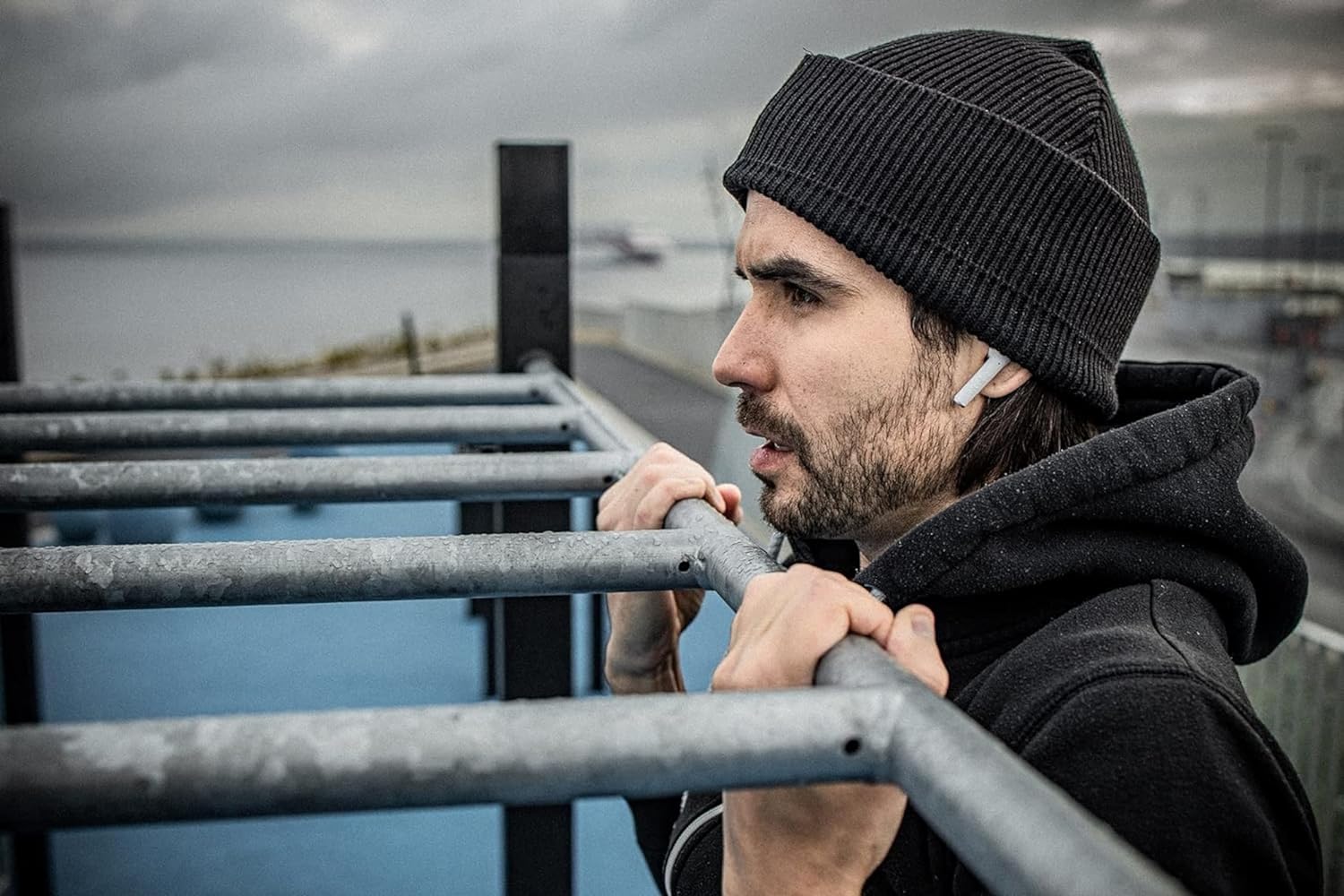 Defunc TRUE SPORT Bluetooth 5.2 Ασύρματα Αθλητικά True Wireless Ακουστικά με θήκη (λευκό)