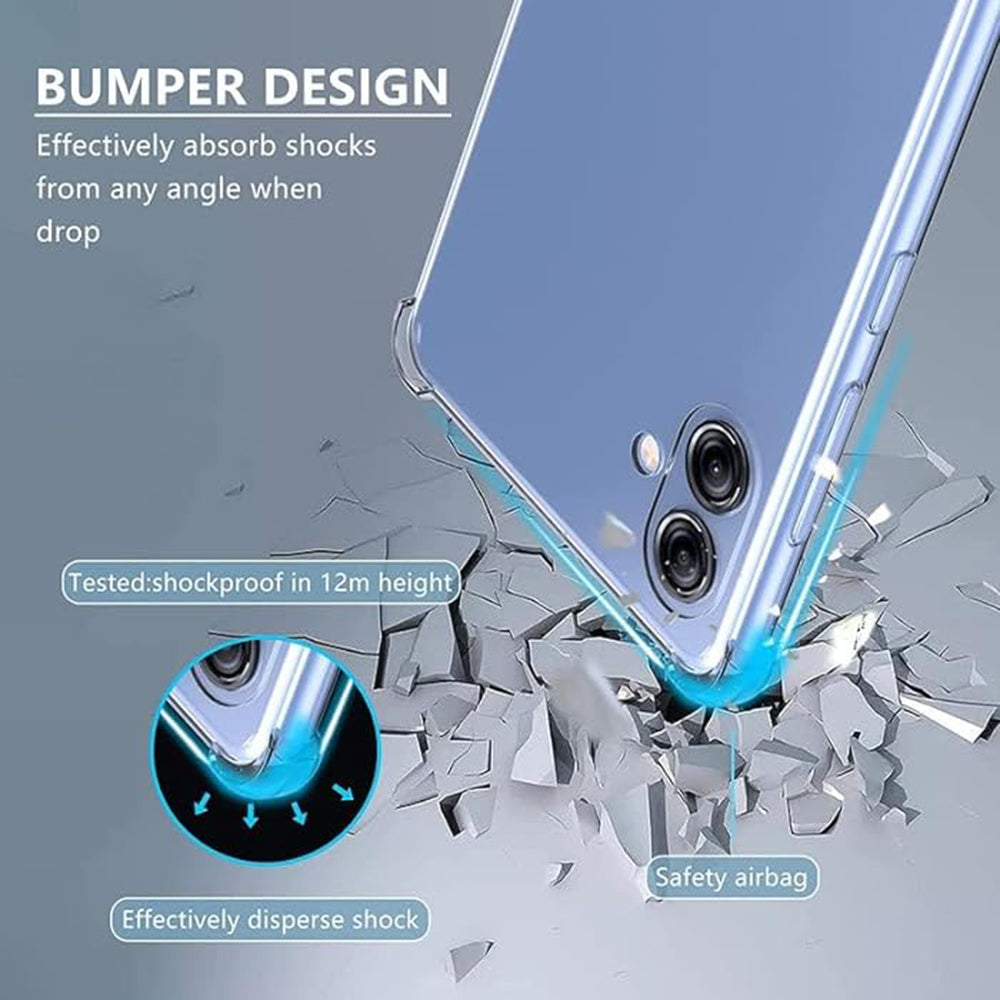 Techsuit - Shockproof Clear Silicone - Galaxy A05 - Clear