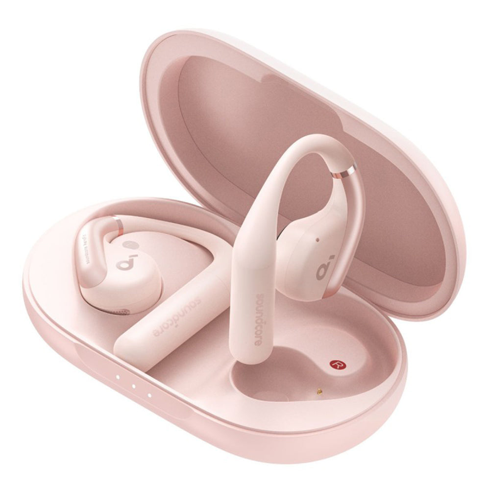 Anker - Wireless Earbuds SoundCore AeroFit (A3872G51) - for Sport, Bluetooth, Waterproof - Pink