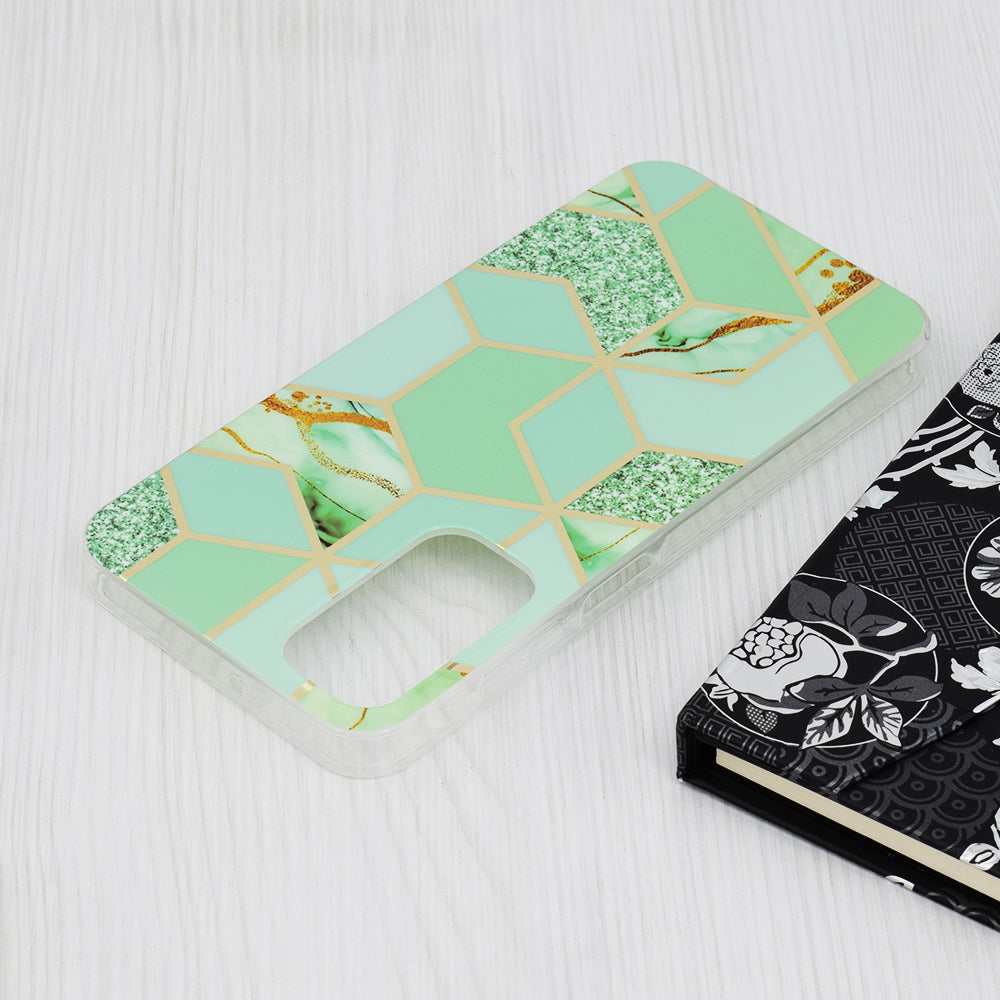 Techsuit - Marble Series - Galaxy A25 5G - Green Hex