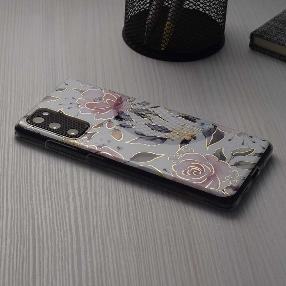 Techsuit - Marble Series - Galaxy S24 Plus - Chloe White