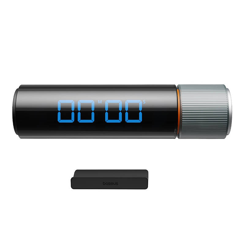 Baseus - Rotation Countdown Timer Heyo (L60448003111-00) - with Digital Display, 40-80dB - Black