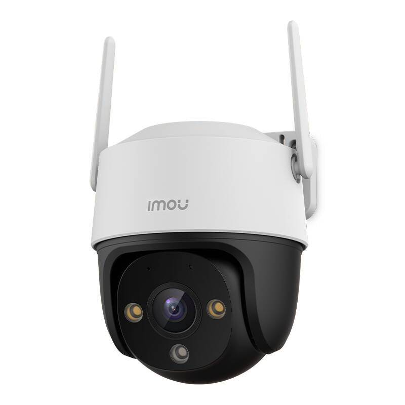 Imou - 360° Outdoor Wi-Fi Camera Cruiser SE+ (IPC-S41FEP) - 4MP, 16x Zoom, IP66, PTZ, Color Night Mode, Phone Alert -  White