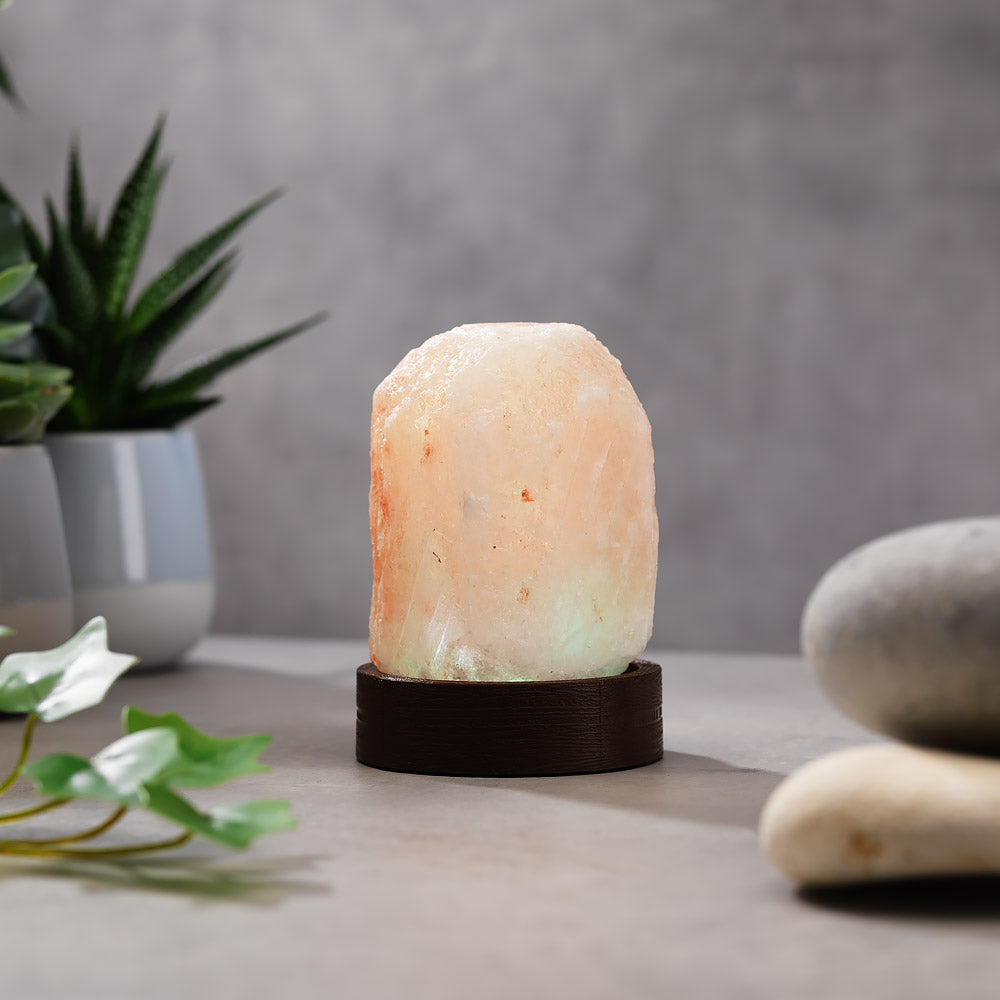 The Source Mini Himalayan Salt Lamp – Μίνι Λάμπα από Αλάτι Ιμαλαΐων για φυσικό ατμοσφαιρικό φωτισμό