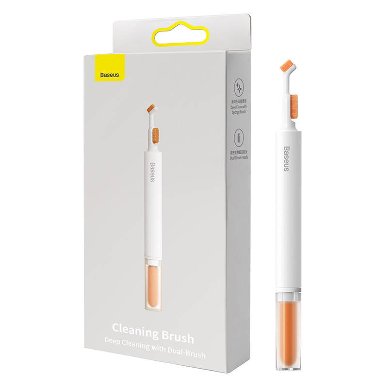 Baseus - Cleaning Brush (NGBS000002) - with 3 Different Types of Brushes - White