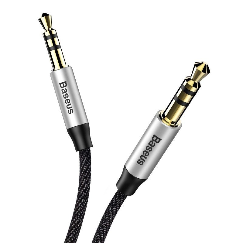 Baseus - Audio Cable (CAM30-CS1) - Jack to Jack, 1.5m - Black