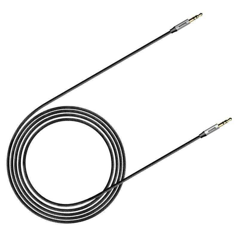 Baseus - Audio Cable (CAM30-CS1) - Jack to Jack, 1.5m - Black