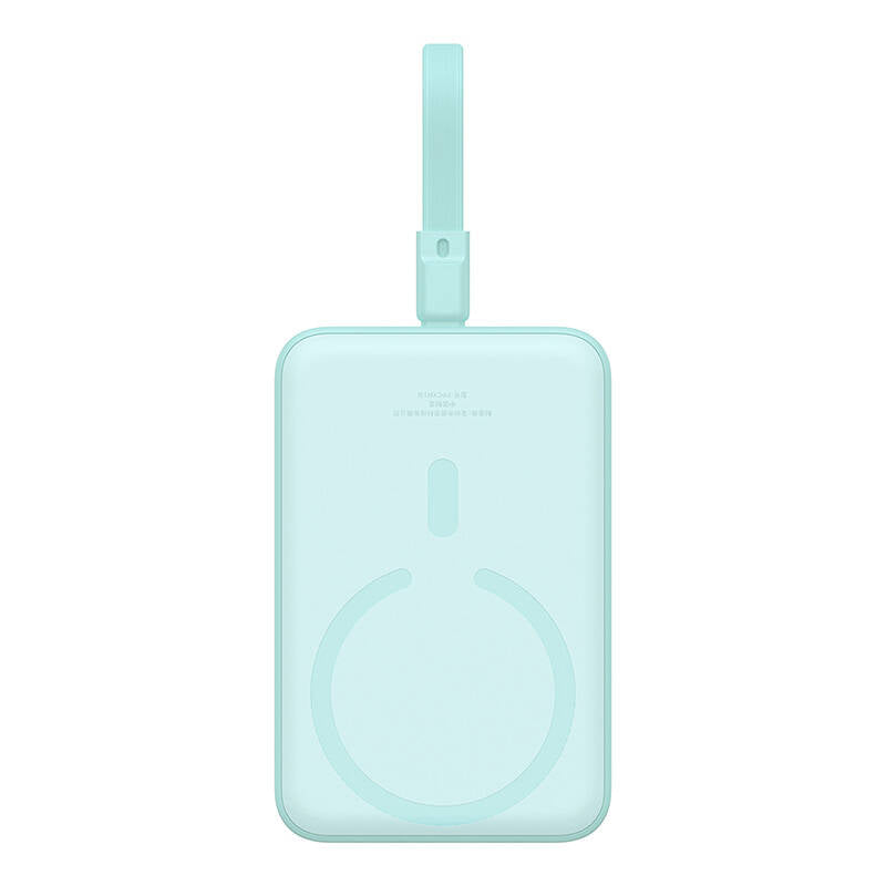 Baseus - Power Bank Magnetic Mini (P10022109333-00) - MagSafe, USB-C, 10000mAh, 20W - Mint