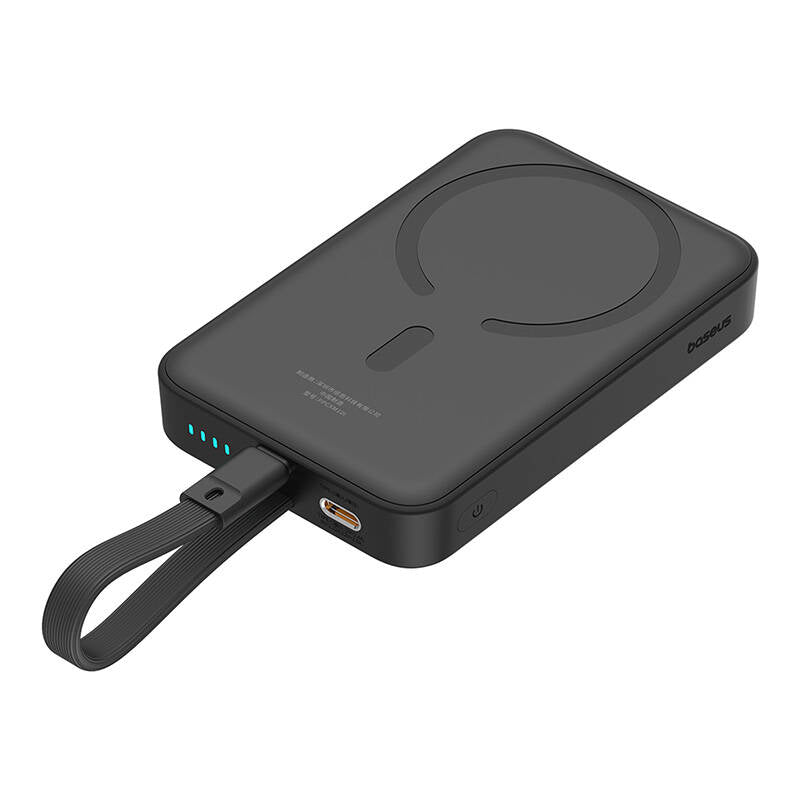 Baseus - Power Bank Magnetic Mini (P10022109113-00) - MagSafe, USB-C, 10000mAh, 20W - Black