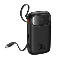 Baseus QPow 2 20000mAh 30W powerbank με 2x USB-C (μαύρο)