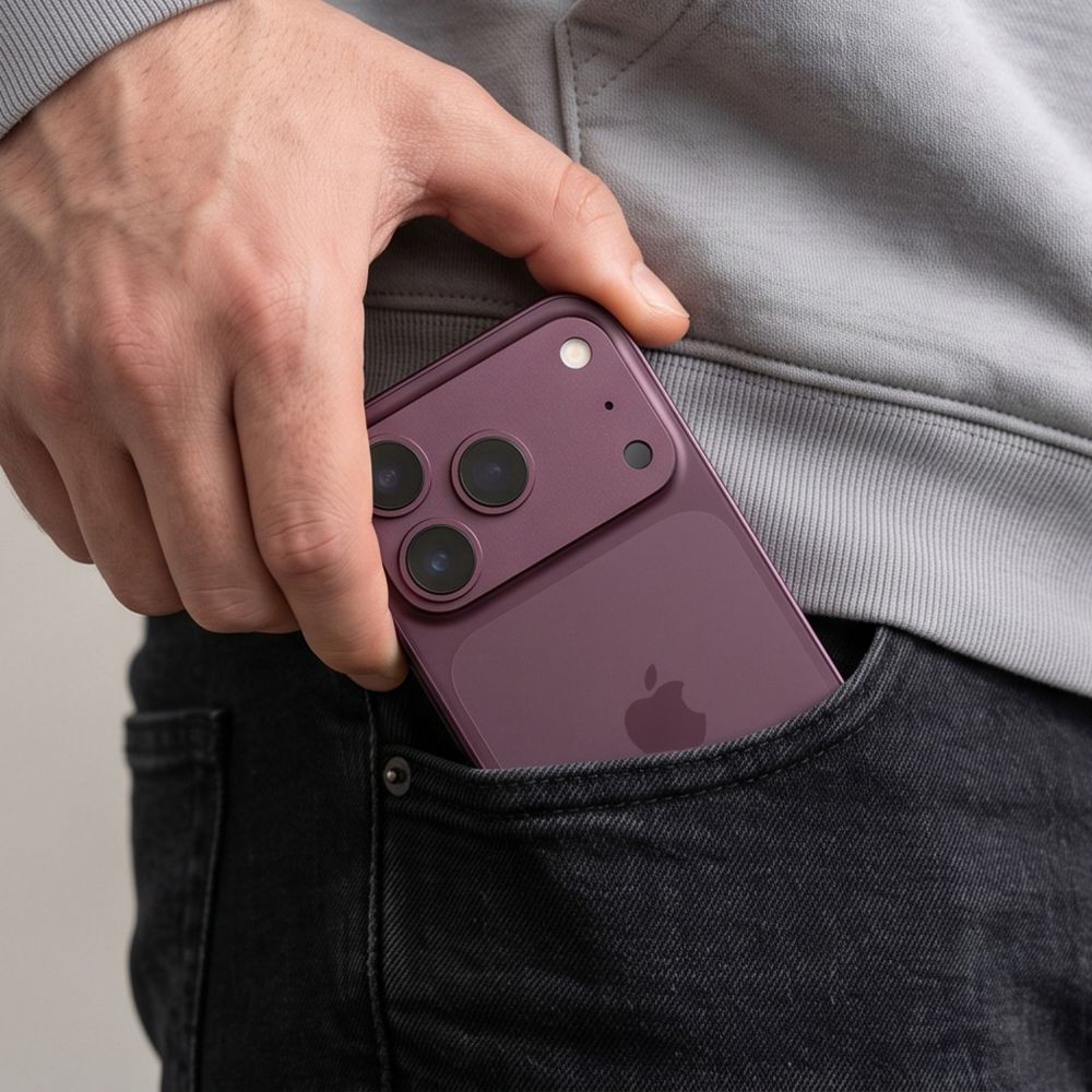 Tech-Protect Camfull Fit+ Προστατευτικό Κάμερας για iPhone 17 Pro - iPhone 18 Pro - Burgundy