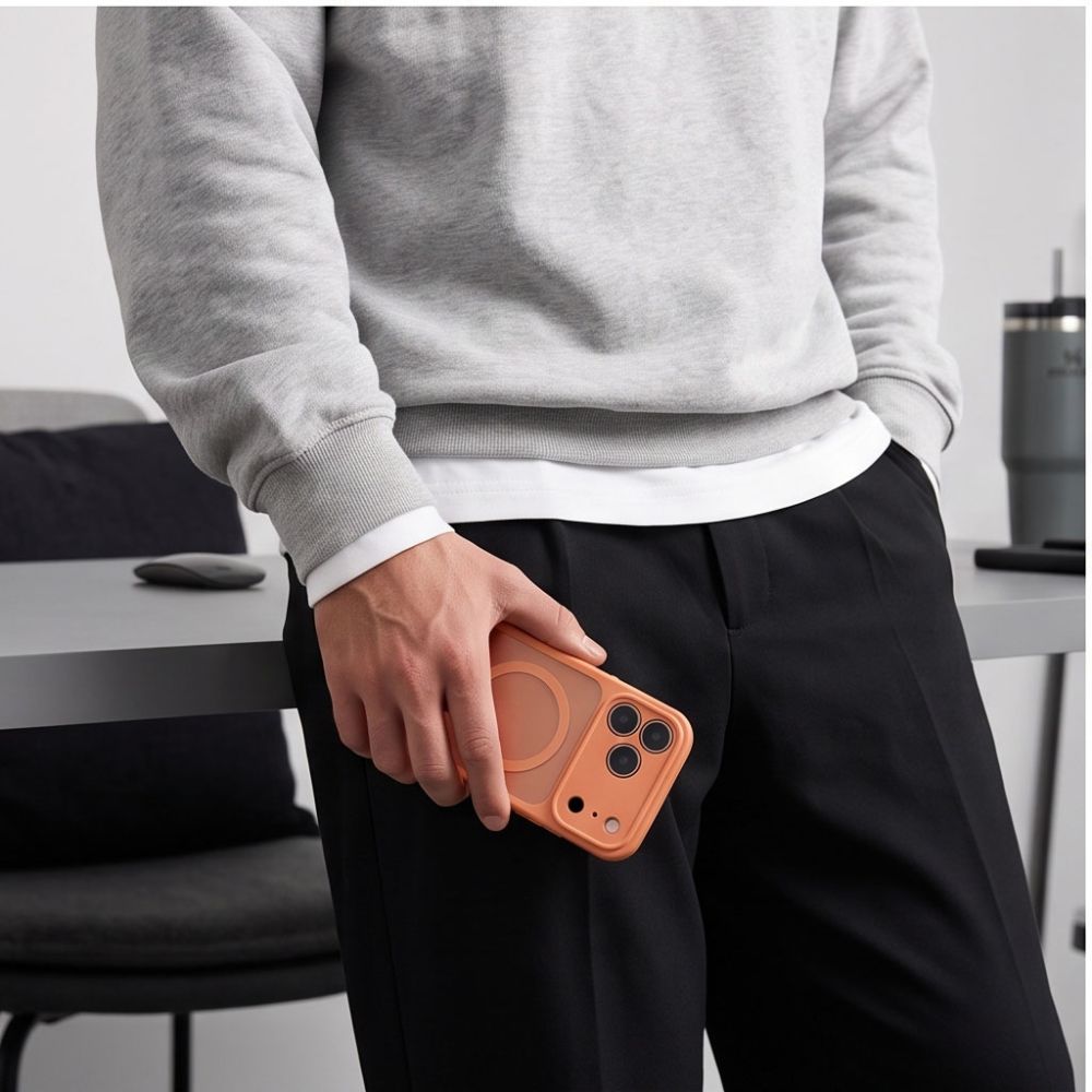 Θήκη Tech-Protect BASICMAG MagSafe iPhone 17 PRO MAX / 18 PRO MAX Cosmic Orange Ματ - iPhone 17 Pro Max
