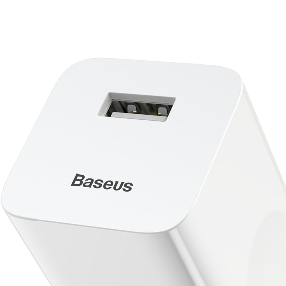 Baseus - Wall Charger (CCALL-BX02) - USB-A Quick Charge 3.0, 24W - White