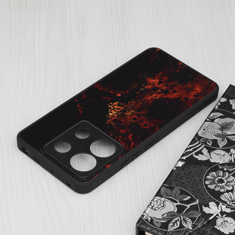 Techsuit - Glaze Series - Xiaomi Redmi Note 13 Pro 5G / Poco X6 - Red Nebula
