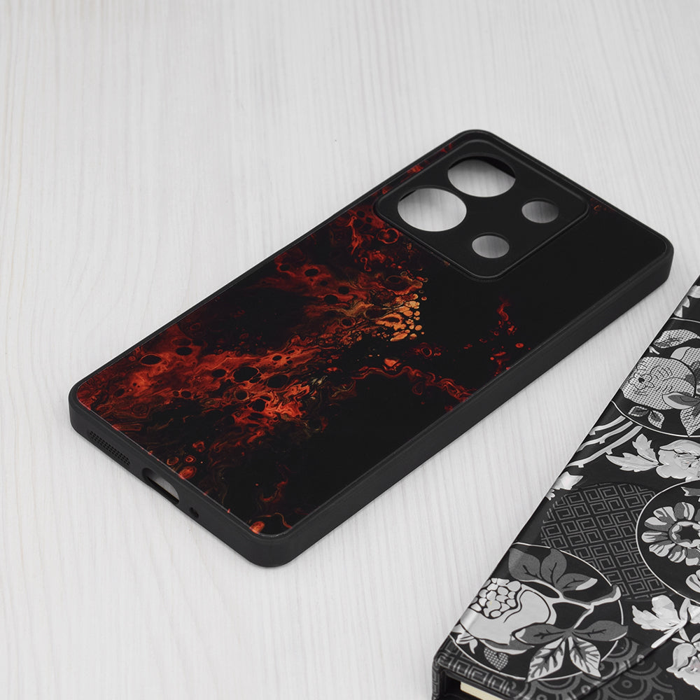 Techsuit - Glaze Series - Xiaomi Redmi Note 13 5G - Red Nebula