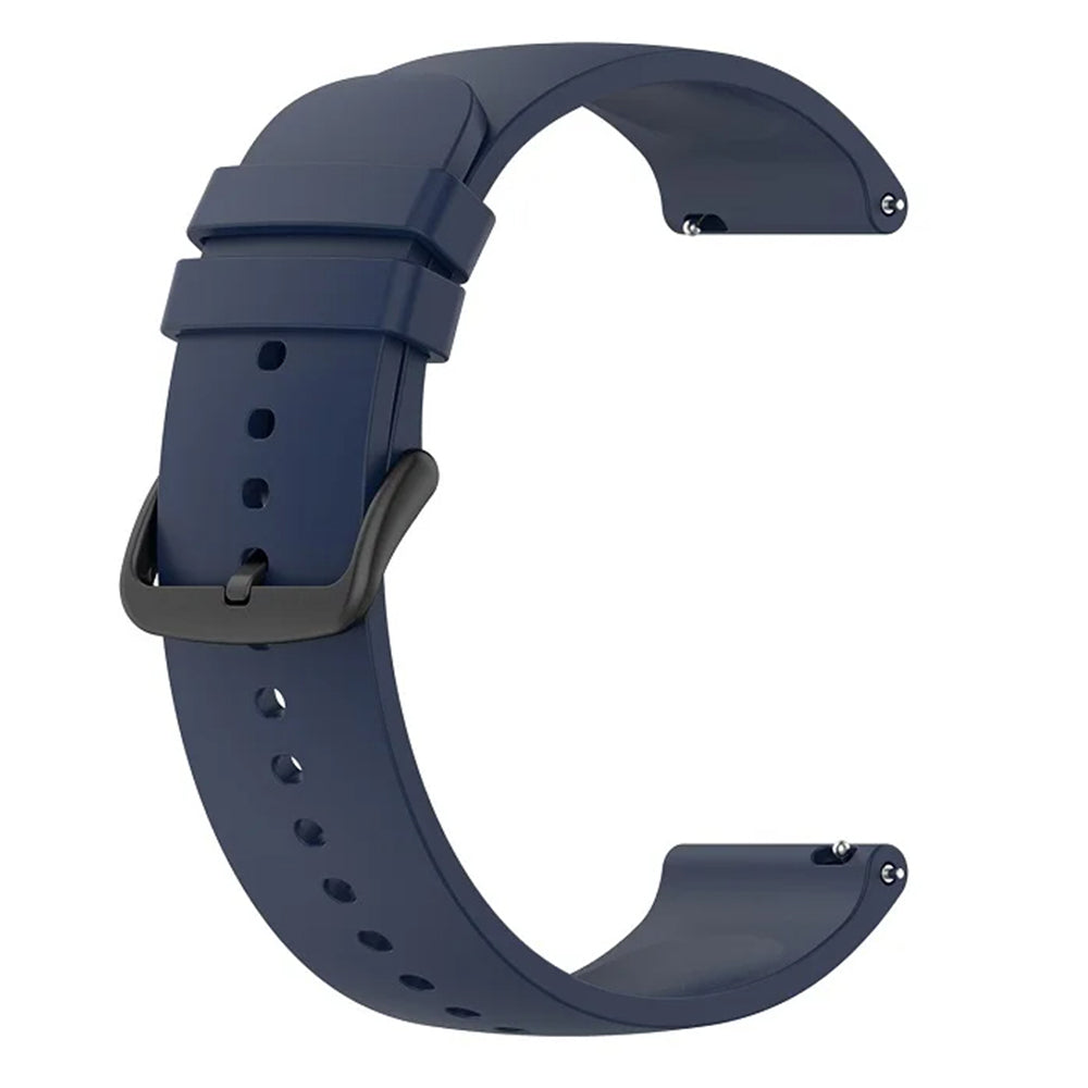 Techsuit - Watchband 20mm (W001) - Samsung Galaxy Watch 4/5/Active 2, Huawei Watch GT 3 (42mm)/GT 3 Pro (43mm) - Dark Blue