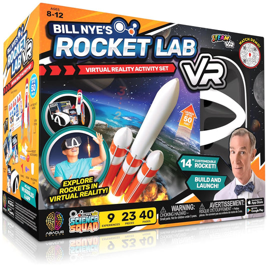 Abacus Brands Bill Nye'S Rocket Science Kit Vr Επιστημονικό Σετ Εικονικής Πραγματικότητας – Πλήρης Αγγλική Έκδοση – Περιλαμβάνει Γυαλιά Vr – Θήκη για κινητό από το PhoneBazaar.gr