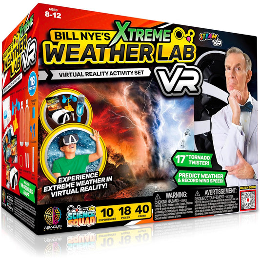 Abacus Brands Bill Nye'S Weather Kit Xtreme Weather Lab Vr Επιστημονικό Σετ Εικονικής Πραγματικότητας – Πλήρης Αγγλική Έκδοση – Περιλαμβάνει Γυαλιά Vr – Θήκη για κινητό από το PhoneBazaar.gr