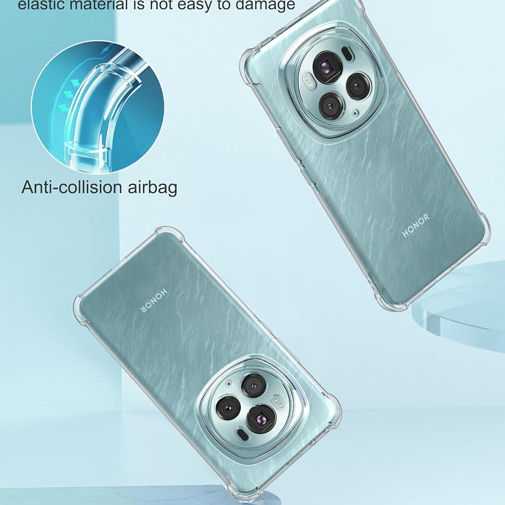 Techsuit - Shockproof Clear Silicone - Honor Magic6 Pro - Clear