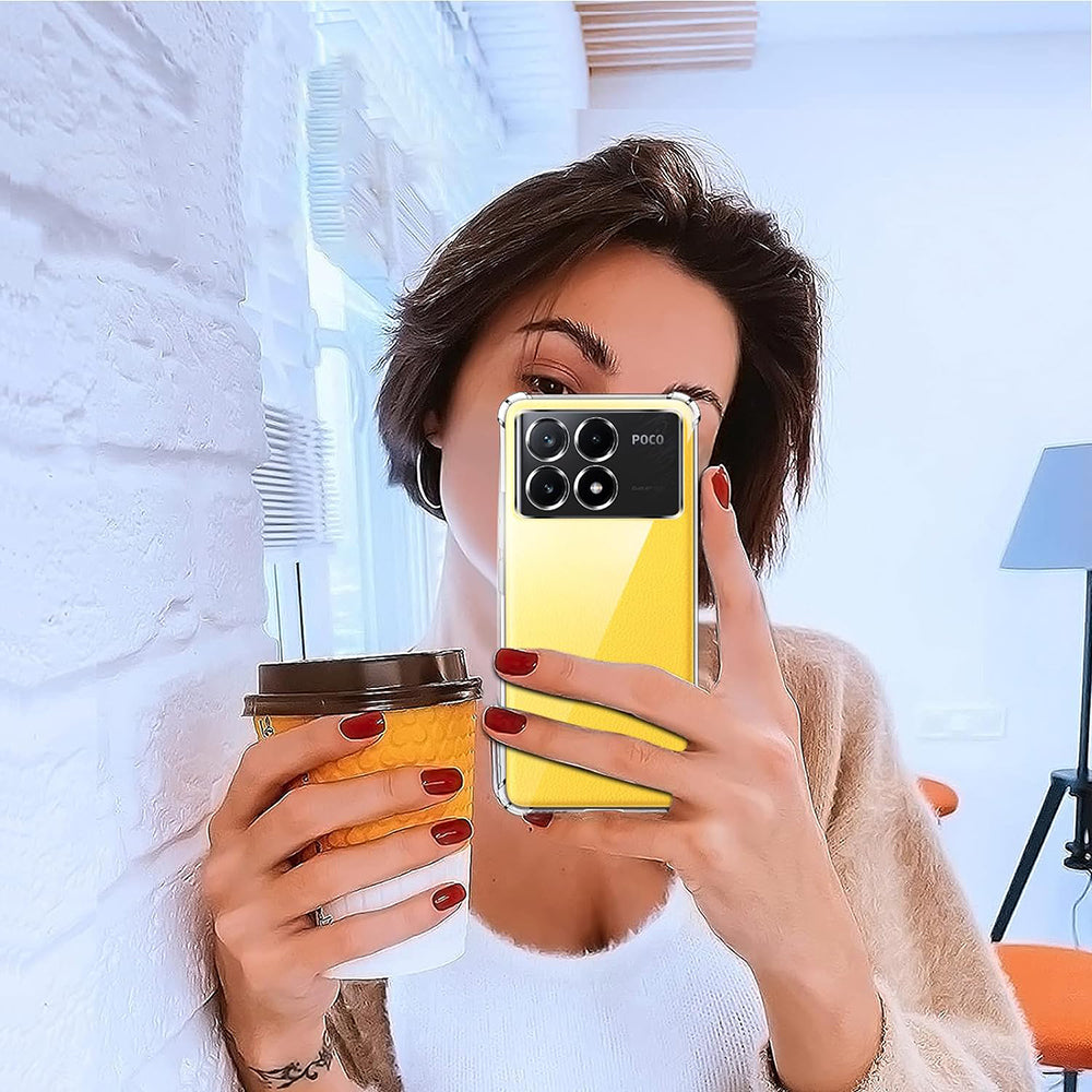 Techsuit - Shockproof Clear Silicone - Xiaomi Poco X6 Pro - Clear