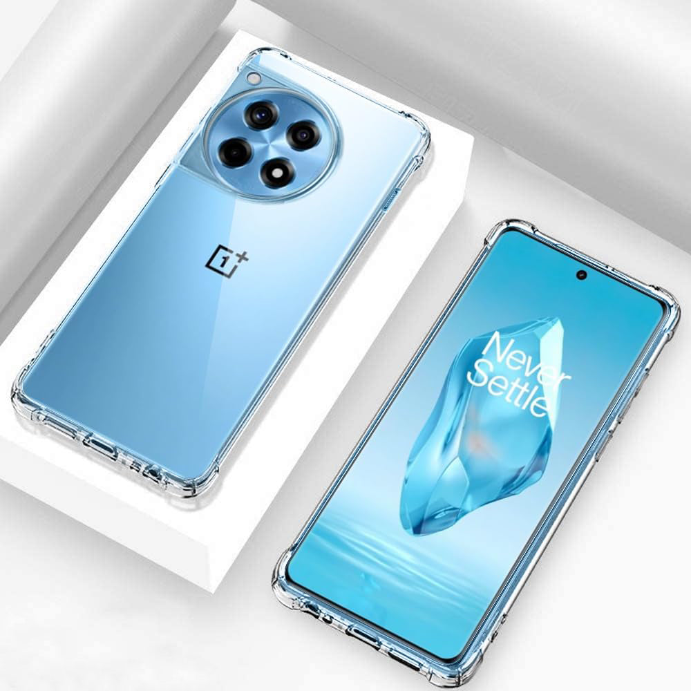 Techsuit - Shockproof Clear Silicone - OnePlus 12R - Clear