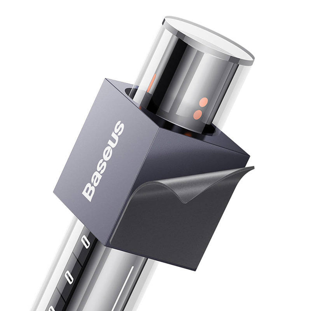 Baseus - Parking Number Space (CNHM020014) - Temporary Parking Sign for Dashboard, Removable 3M Glue, 6 Sets of Digits - Grey