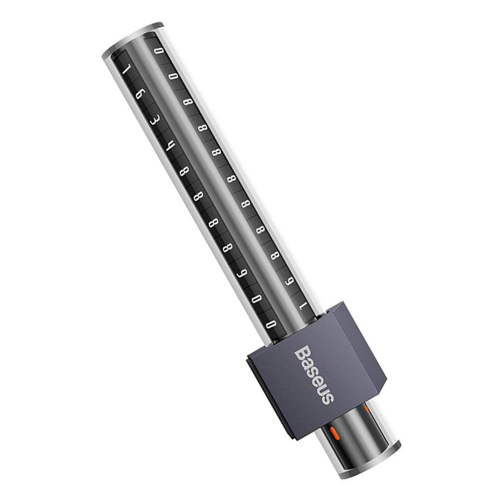 Baseus - Parking Number Space (CNHM020014) - Temporary Parking Sign for Dashboard, Removable 3M Glue, 6 Sets of Digits - Grey