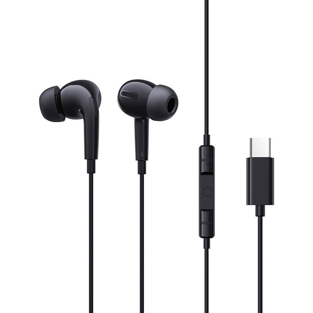 Baseus - Wired Earphones Encok CZ18 (A00170100113-Z1) - Type-C, 20Hz-20kHz - Cluster Black