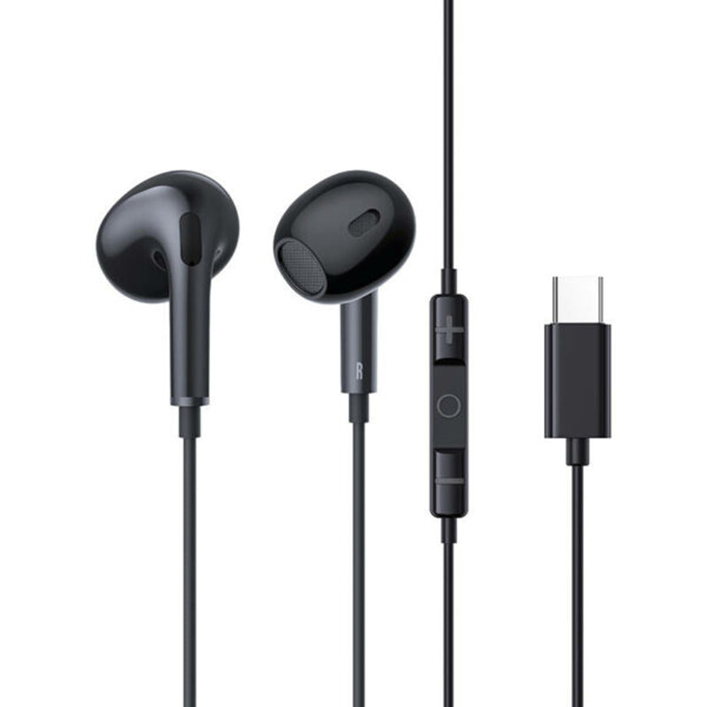 Baseus - Wired Earphones Encok CZ17 (A00170000113-Z1) - Type-C, 20Hz-20kHz - Cluster Black