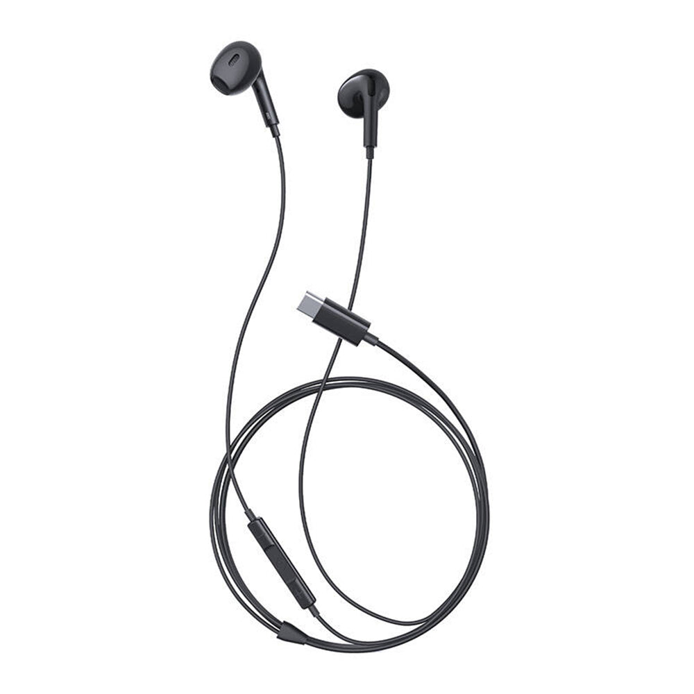 Baseus - Wired Earphones Encok CZ17 (A00170000113-Z1) - Type-C, 20Hz-20kHz - Cluster Black
