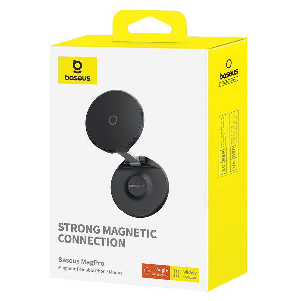 Baseus - Desk Holder MagPro (B10564101121-00) - Foldable Phone Mount - Black